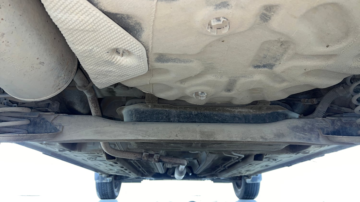 Used 2021 Nissan Magnite XV Premium Petrol Manual extra REAR UNDERBODY VIEW (TAKEN FROM REAR)