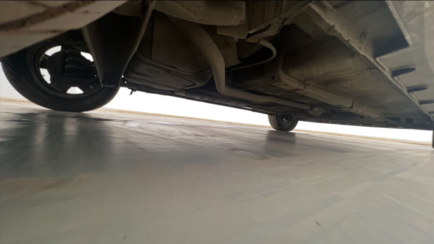 Used 2023 Hyundai Exter SX 1.2 MT Petrol Manual extra REAR RIGHT UNDERBODY VIEW
