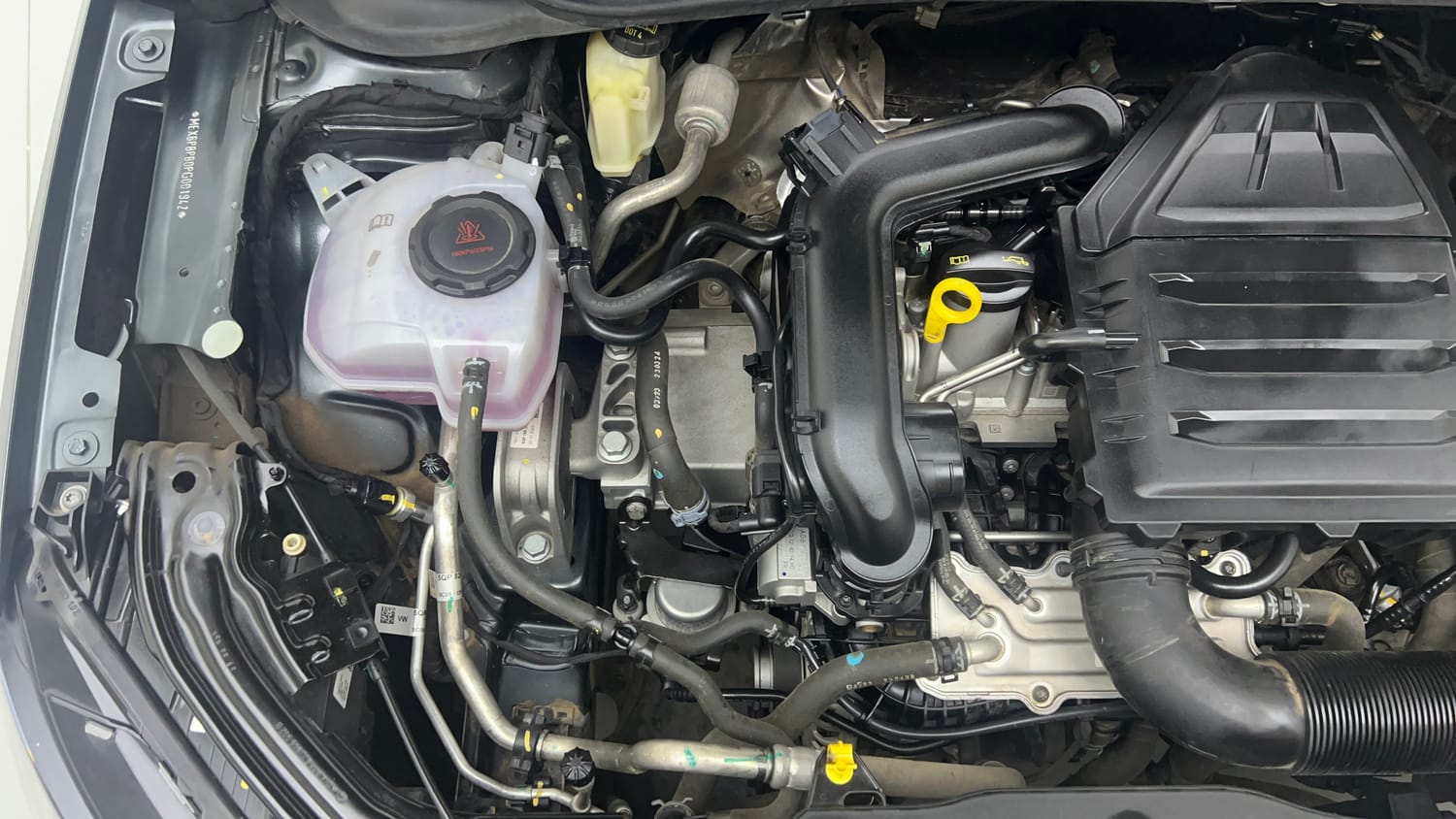 Used 2023 Skoda Slavia Style 1.0L TSI MT Petrol Manual engine ENGINE RIGHT SIDE VIEW