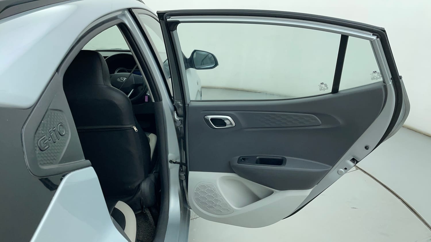 Used 2020 Hyundai Grand i10 Nios Sportz AMT 1.2 Kappa VTVT Petrol Automatic interior RIGHT REAR DOOR OPEN VIEW