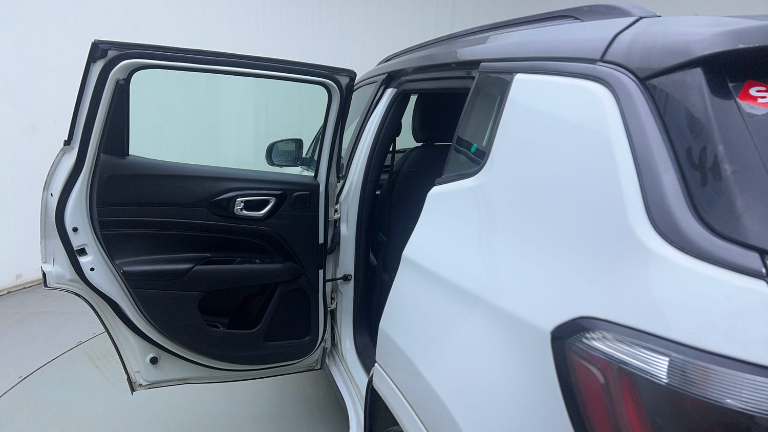 Used 2021 Jeep Compass Model S (O) Diesel 4x4 AT Diesel Automatic interior LEFT REAR DOOR OPEN VIEW