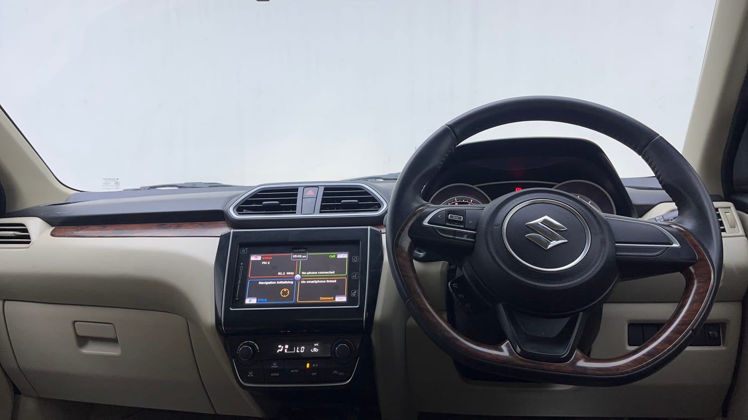 Used 2018 Maruti Suzuki Dzire ZXi Plus AMT Petrol Automatic interior DASHBOARD VIEW