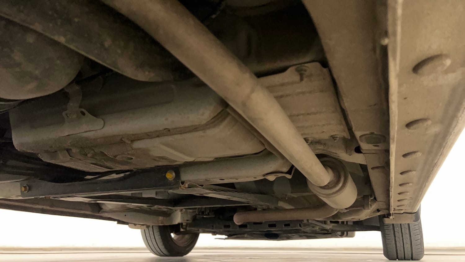 Used 2023 Honda City ZX CVT Petrol Petrol Automatic extra REAR RIGHT UNDERBODY VIEW