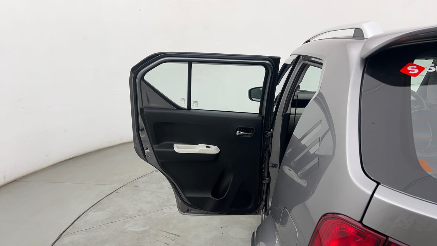 Used 2023 Maruti Suzuki Ignis Zeta 1.2 MT Petrol Manual interior LEFT REAR DOOR OPEN VIEW