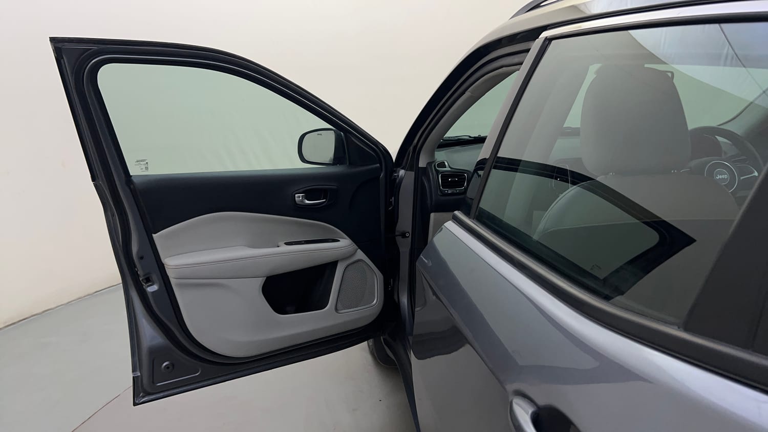 Used 2020 Jeep Compass Limited Plus Petrol AT Petrol Automatic interior LEFT FRONT DOOR OPEN VIEW