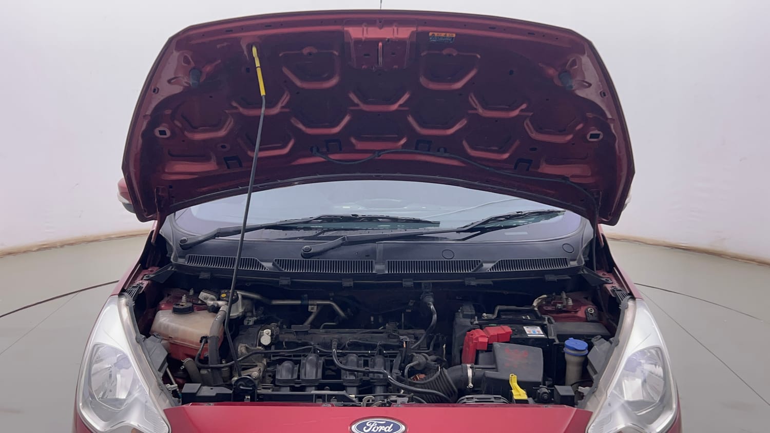 Used 2018 Ford Figo Trend 1.2 Ti-VCT Petrol Manual engine ENGINE & BONNET OPEN FRONT VIEW
