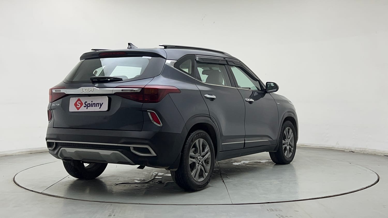 Used 2021 kia Seltos HTX 1.5 IVT Petrol Automatic exterior RIGHT REAR CORNER VIEW