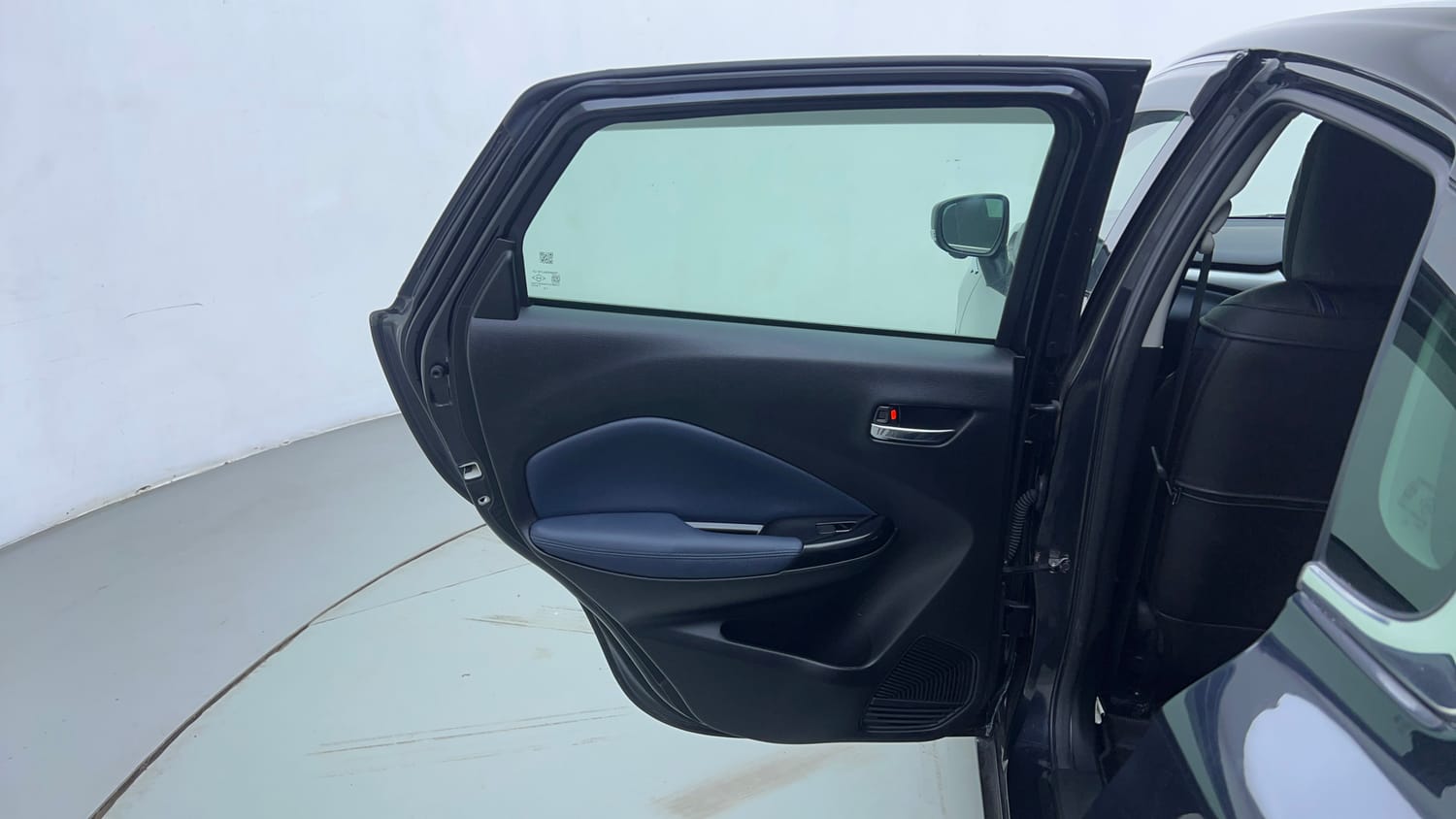 Used 2024 Maruti Suzuki Baleno Alpha AGS Petrol Automatic interior LEFT REAR DOOR OPEN VIEW