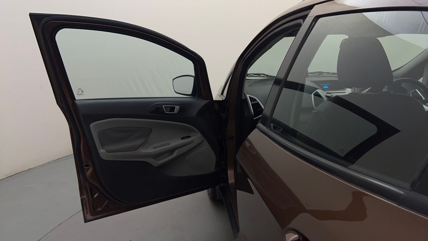 Used 2016 Ford EcoSport Titanium 1.5L TDCi Diesel Manual interior LEFT FRONT DOOR OPEN VIEW