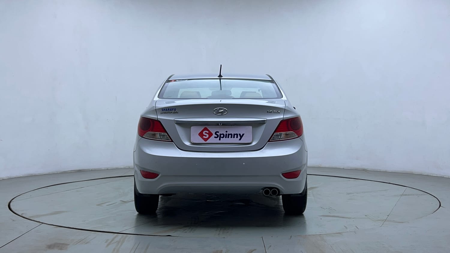 Used 2013 Hyundai Verna Fluidic 1.6 VTVT SX AT Petrol Automatic exterior BACK VIEW