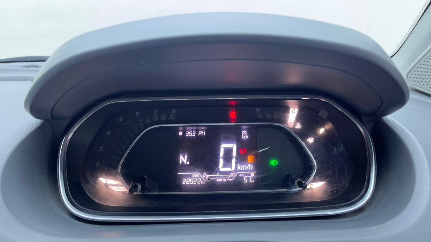 Used 2021 Tata Tigor XZA Plus Petrol Automatic interior CLUSTERMETER VIEW