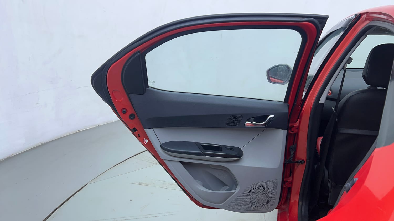 Used 2020 Tata Tiago XZA Plus Dual Tone Petrol Automatic interior LEFT REAR DOOR OPEN VIEW