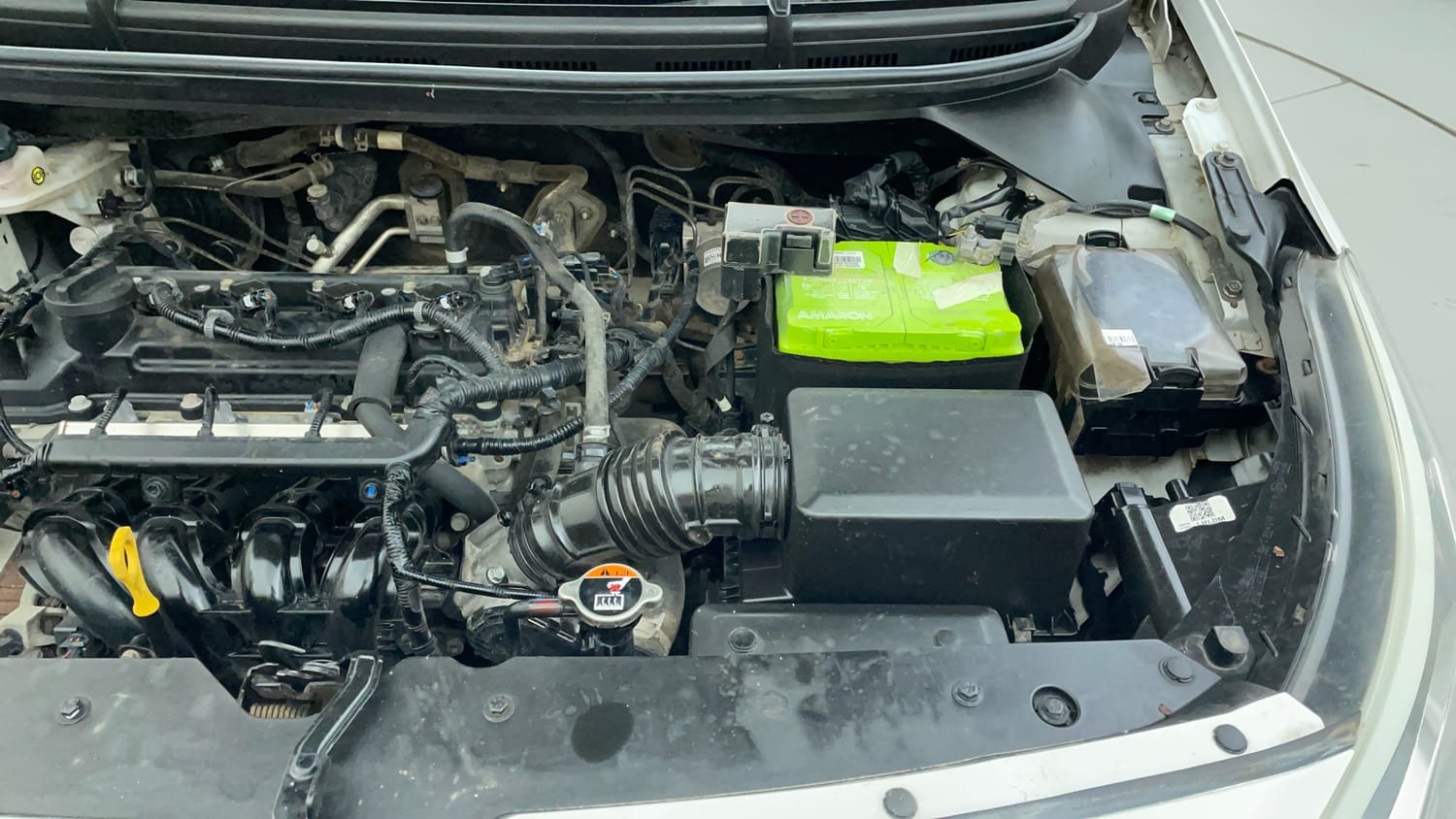 Used 2020 Hyundai Elite i20 Sportz Plus 1.2 Petrol Manual engine ENGINE LEFT SIDE VIEW