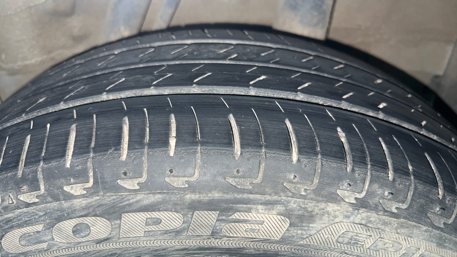 Used 2022 Honda City VX CVT Petrol Petrol Automatic tyres LEFT REAR TYRE TREAD VIEW