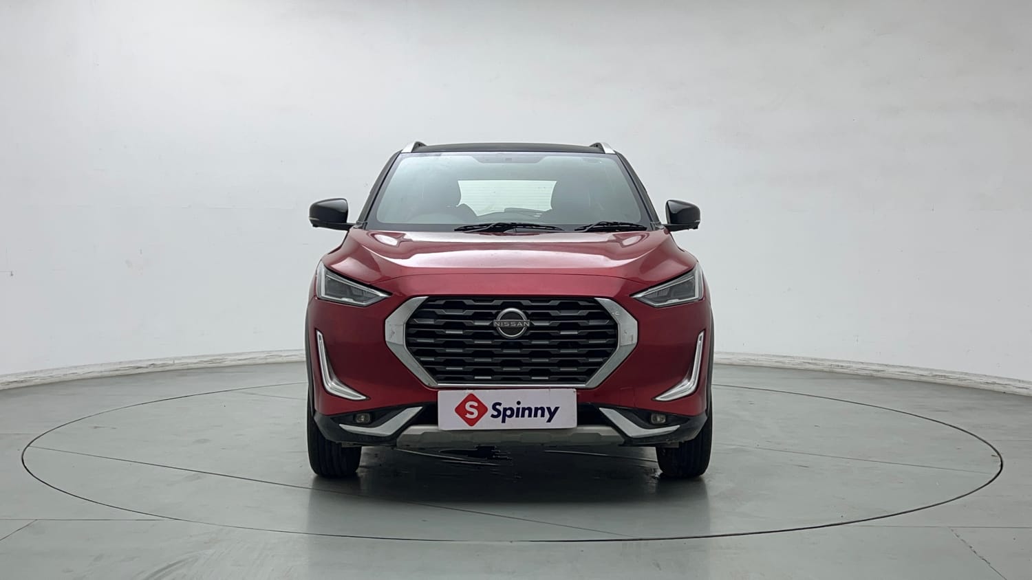 Used 2021 Nissan Magnite XV Premium Petrol + CNG(Outside Fitted) Cng Manual exterior FRONT VIEW
