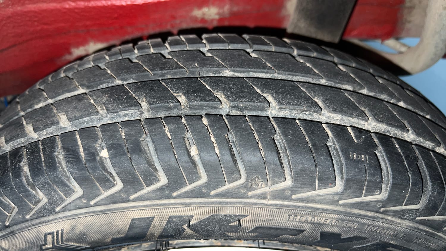 Used 2024 Maruti Suzuki Alto K10 VXi AGS Petrol Automatic tyres LEFT REAR TYRE TREAD VIEW