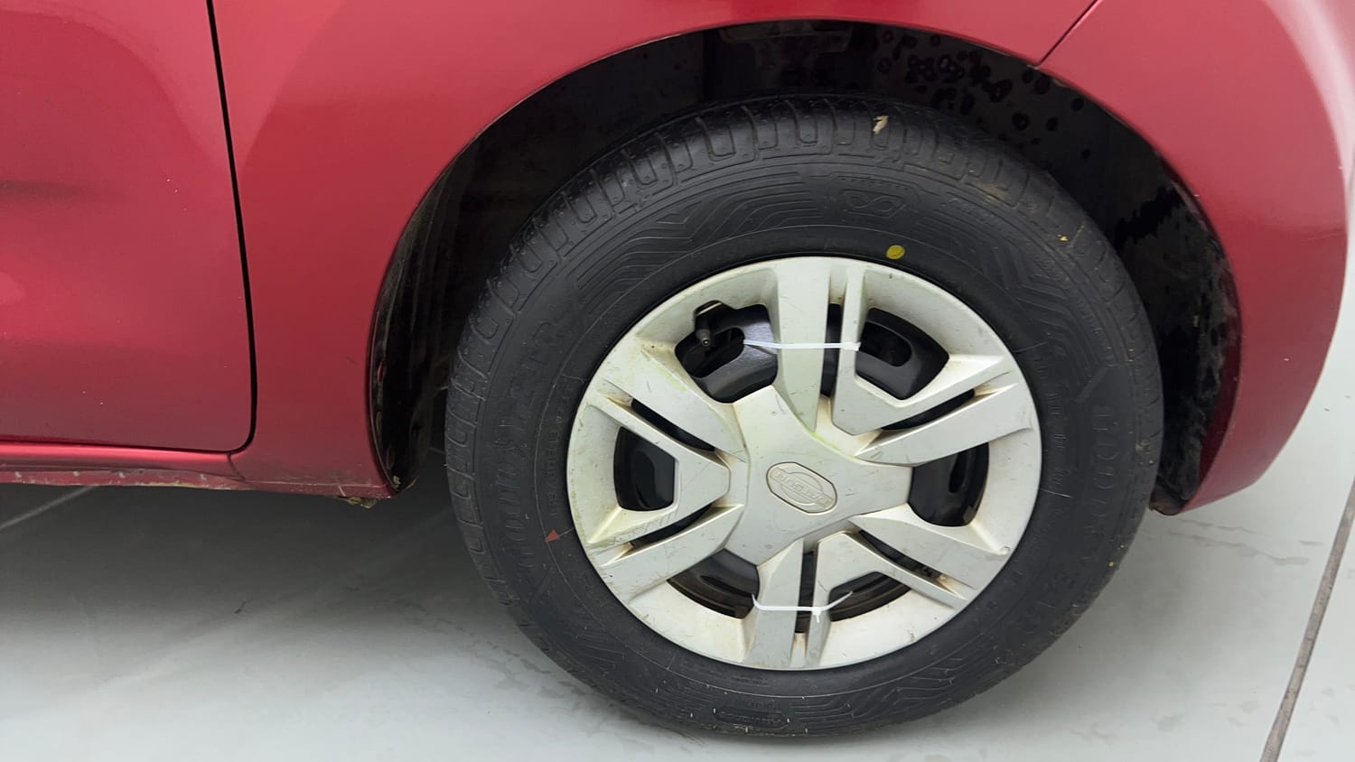 Used 2019 Datsun Redi-GO T (O) Petrol Manual tyres RIGHT FRONT TYRE RIM VIEW
