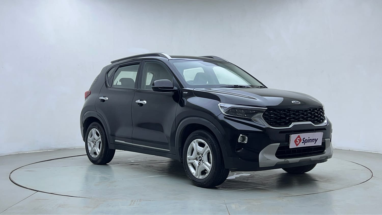 Used 2020 Kia Sonet HTX 1.0 iMT Petrol Manual exterior RIGHT FRONT CORNER VIEW