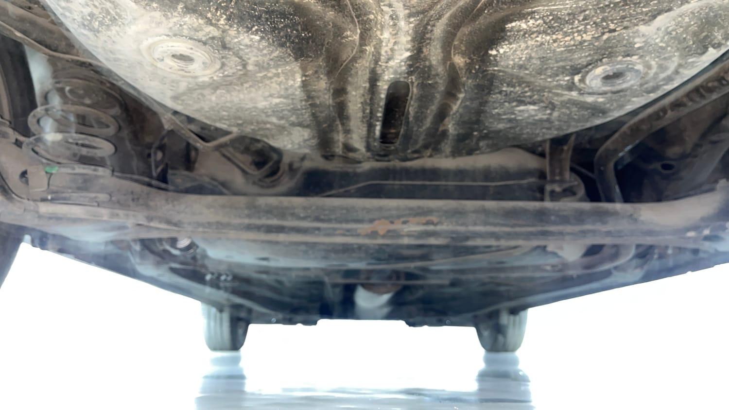 Used 2018 Maruti Suzuki Dzire ZXi Plus AMT Petrol Automatic extra REAR UNDERBODY VIEW (TAKEN FROM REAR)