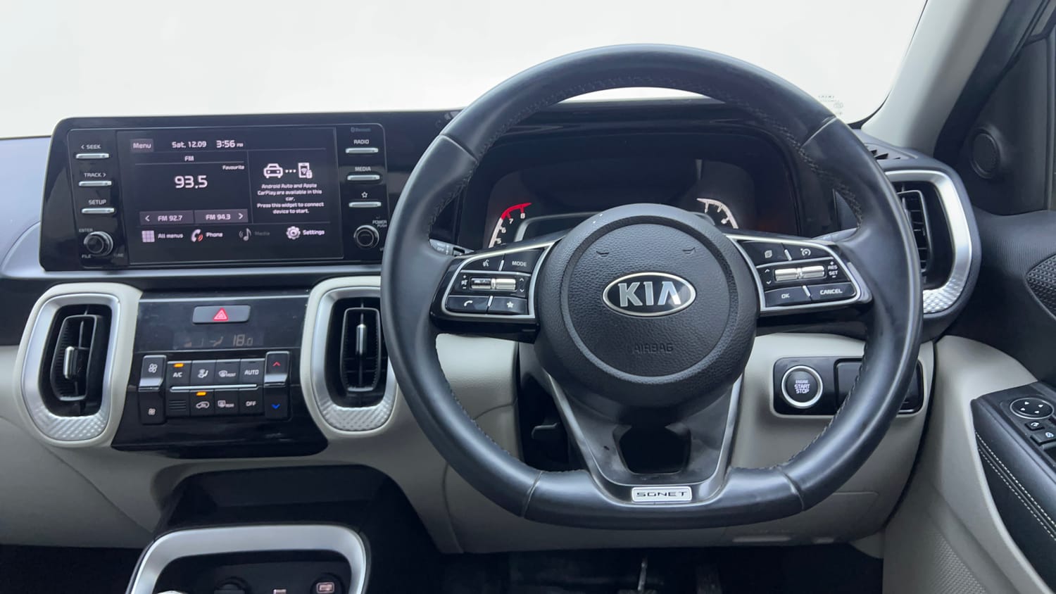Used 2020 Kia Sonet HTX 1.0 iMT Petrol Manual interior STEERING VIEW