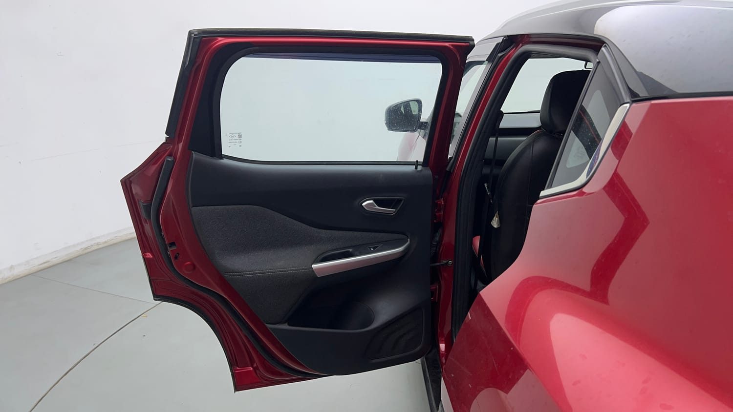 Used 2021 Nissan Magnite XV Premium Petrol + CNG(Outside Fitted) Cng Manual interior LEFT REAR DOOR OPEN VIEW