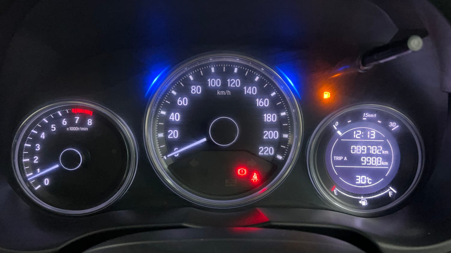 Used 2018 Honda City VX Petrol Petrol Manual interior CLUSTERMETER VIEW