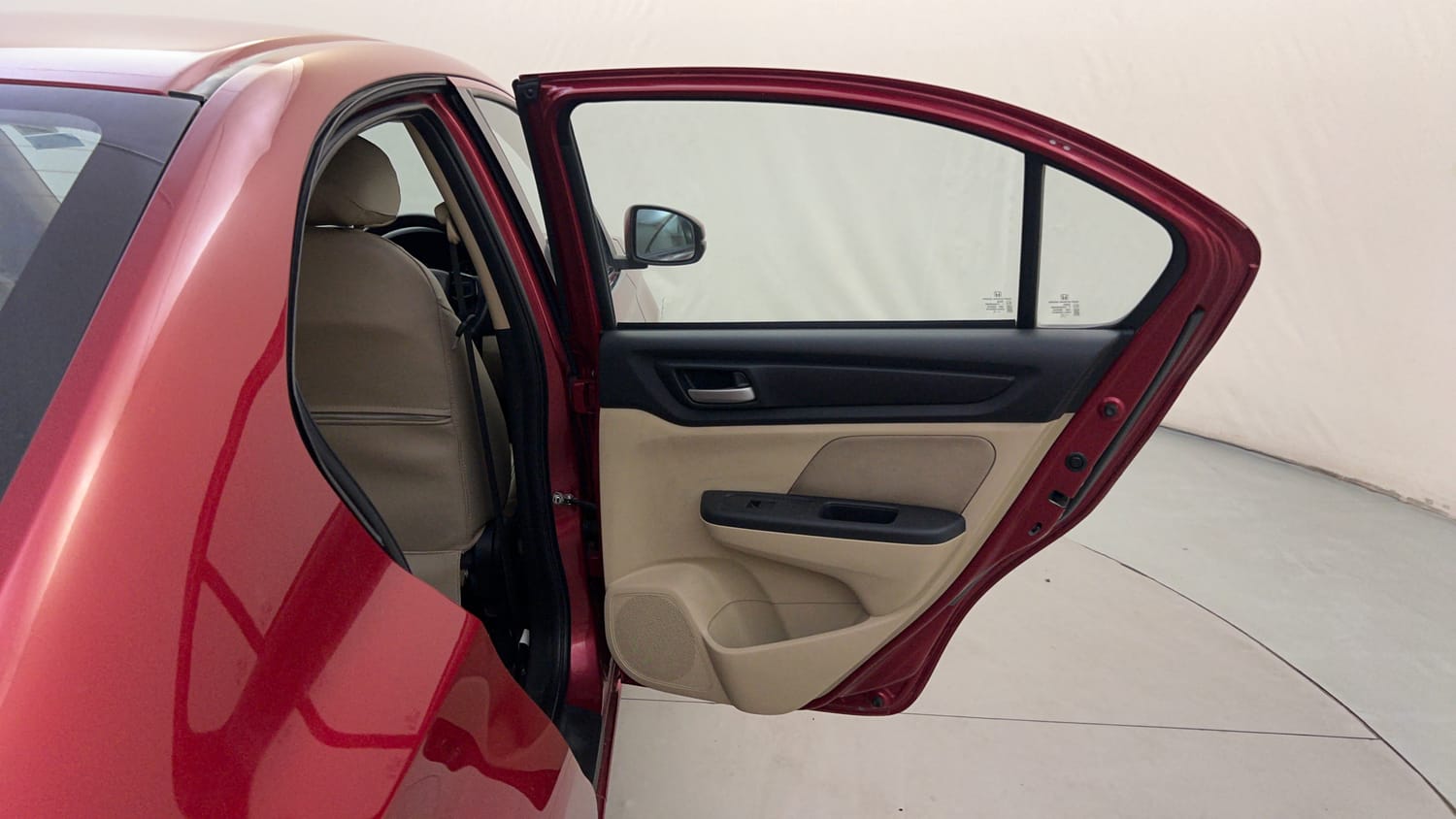 Used 2019 Honda Amaze 1.2 VX CVT Petrol Petrol Automatic interior RIGHT REAR DOOR OPEN VIEW