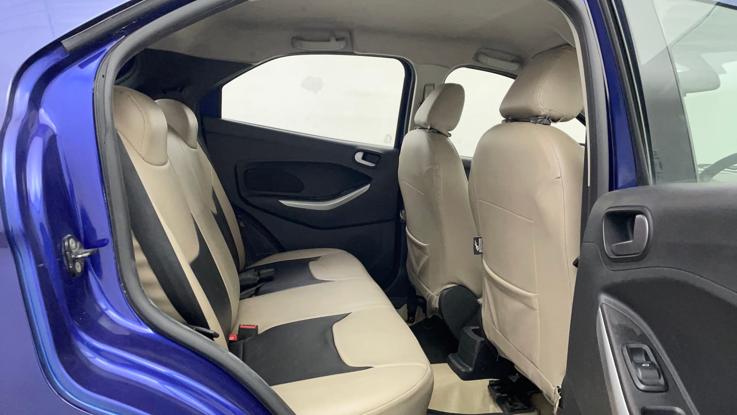 Used 2016 Ford Figo Titanium 1.2 Ti-VCT Petrol Manual interior RIGHT SIDE REAR DOOR CABIN VIEW