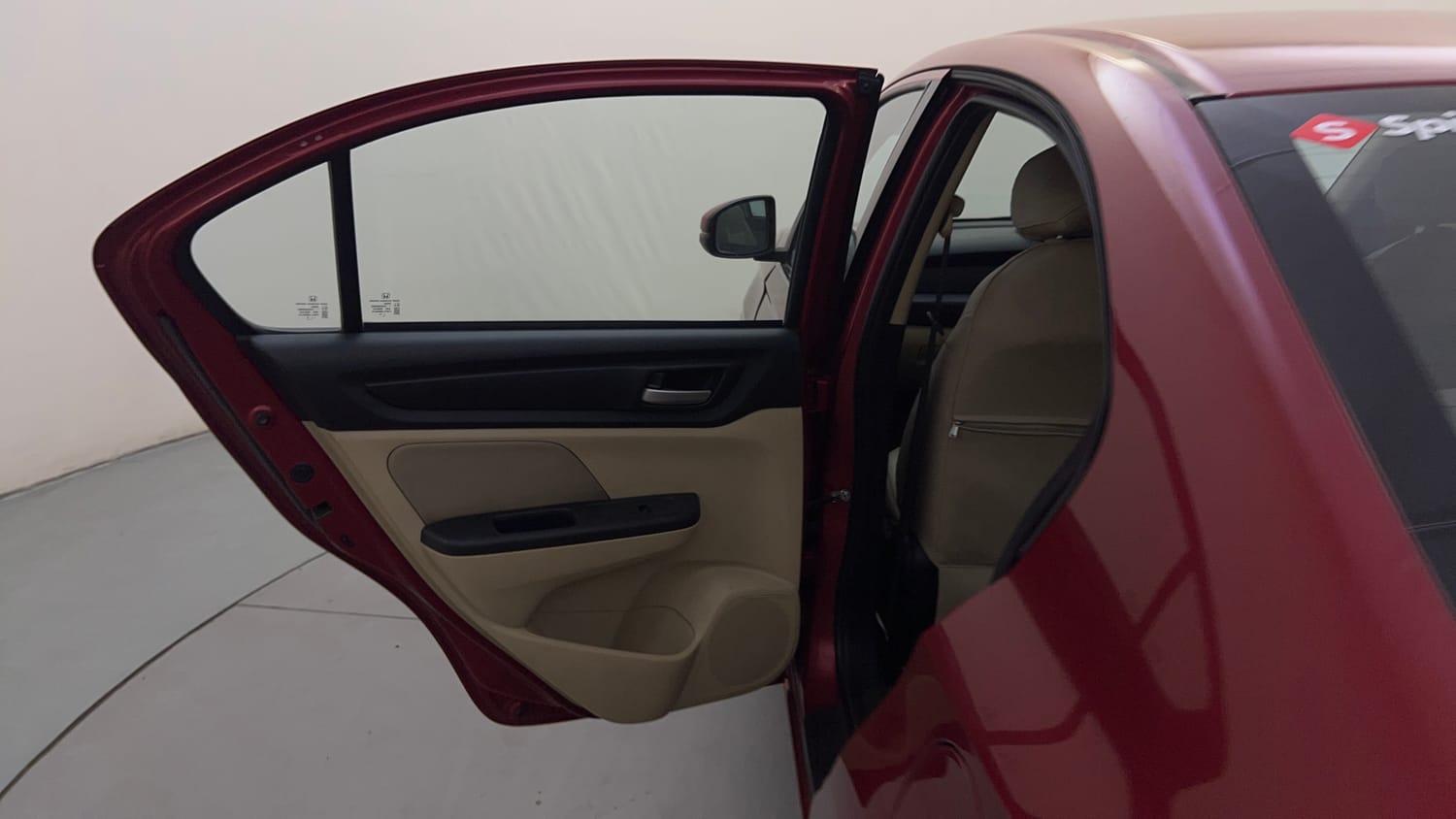 Used 2019 Honda Amaze 1.2 VX CVT Petrol Petrol Automatic interior LEFT REAR DOOR OPEN VIEW