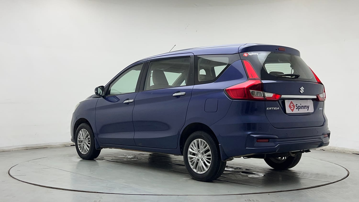 Used 2018 Maruti Suzuki New Ertiga ZXi AT Petrol Automatic exterior LEFT REAR CORNER VIEW