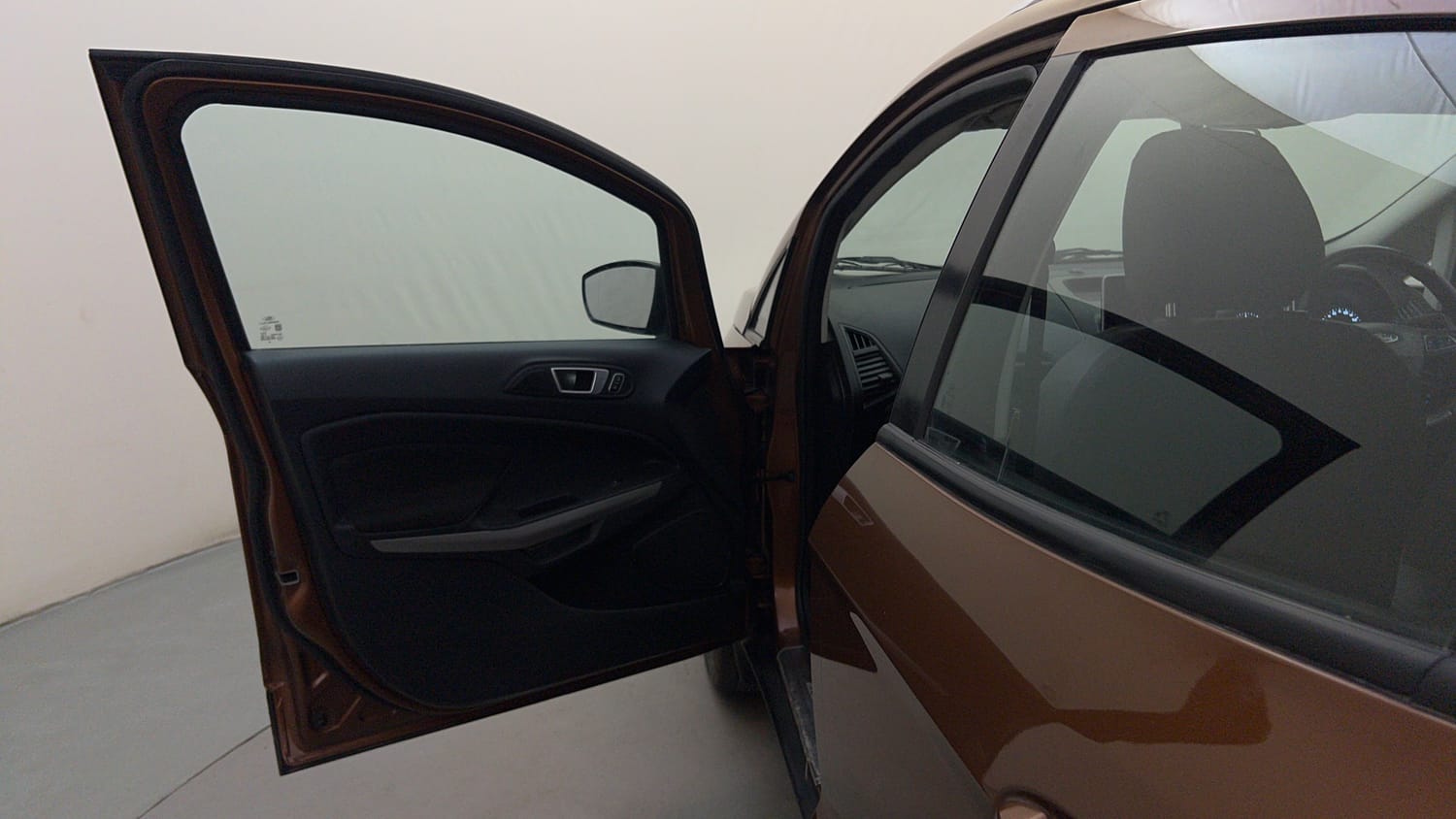 Used 2018 Ford EcoSport Titanium 1.5L Ti-VCT Petrol Manual interior LEFT FRONT DOOR OPEN VIEW