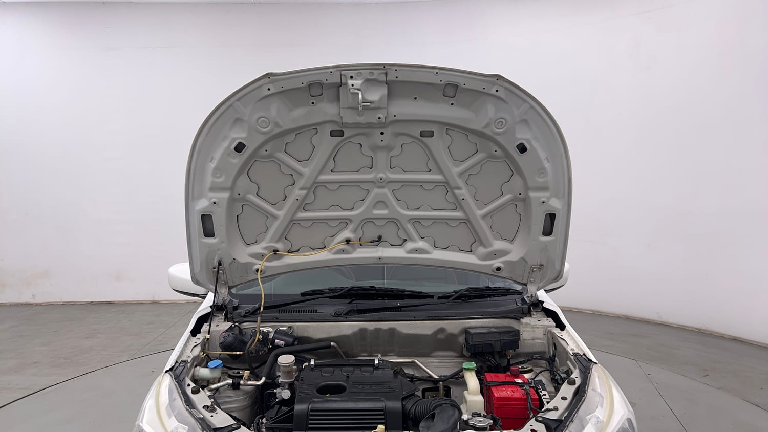 Used 2014 Maruti Suzuki Alto K10 VXi AMT Petrol Automatic engine ENGINE & BONNET OPEN FRONT VIEW