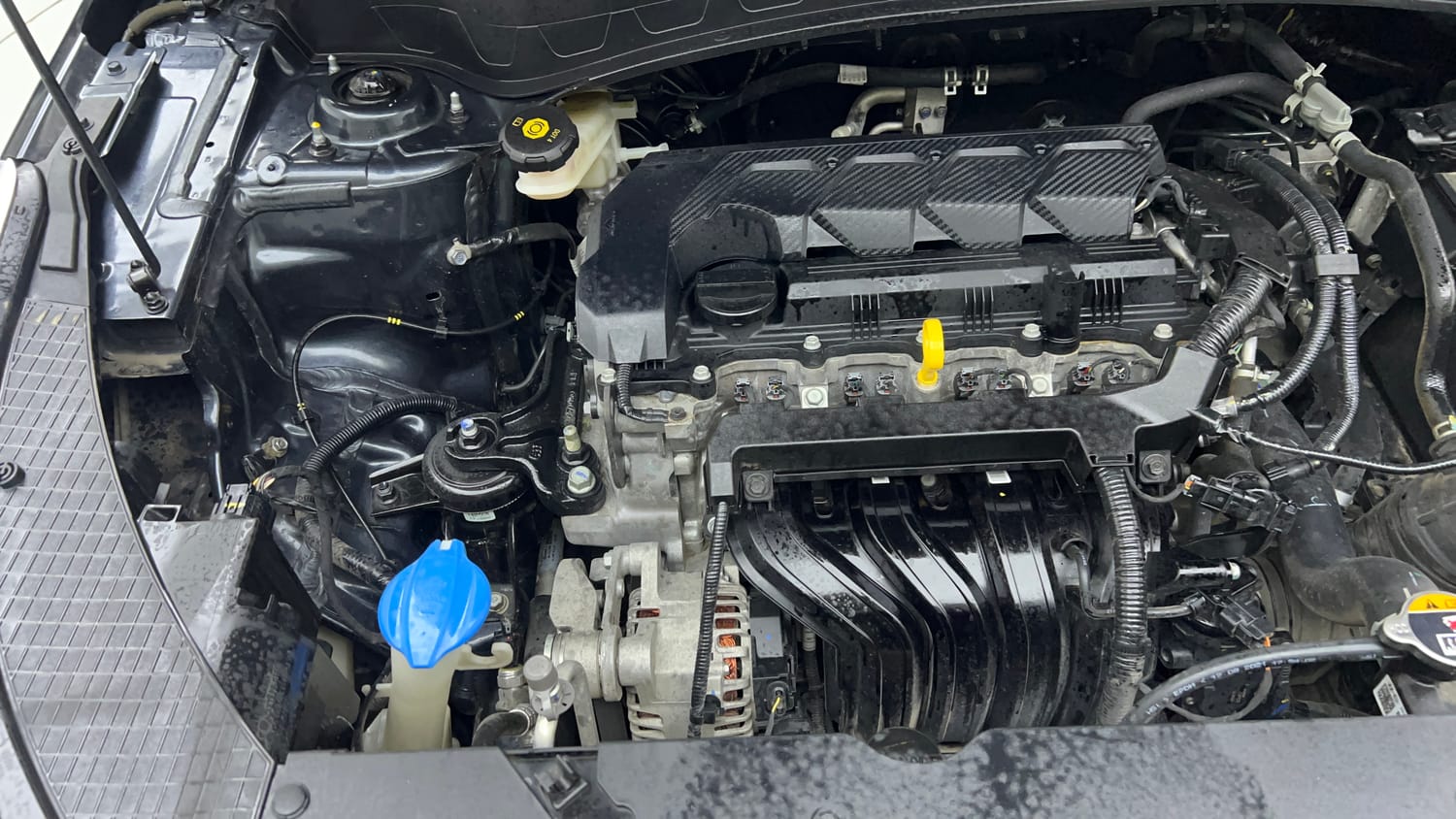 Used 2021 kia Seltos HTX 1.5 IVT Petrol Automatic engine ENGINE RIGHT SIDE VIEW