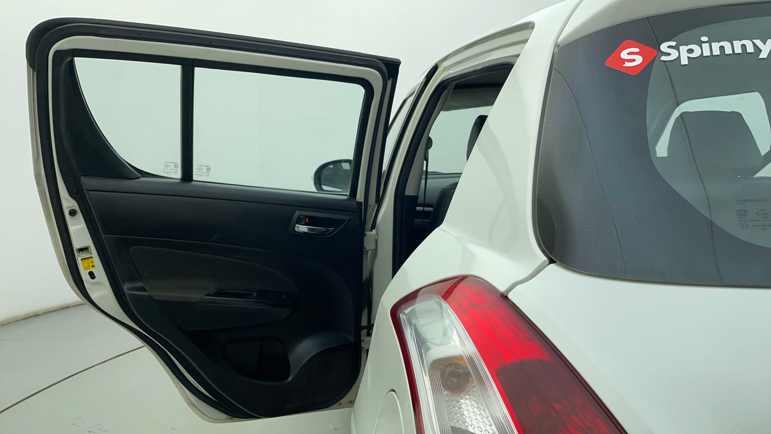 Used 2014 Maruti Suzuki Swift VXi Petrol Manual interior LEFT REAR DOOR OPEN VIEW