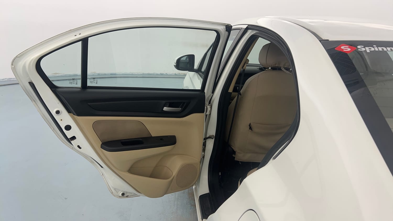 Used 2019 Honda Amaze 1.2 V MT Petrol Petrol Manual interior LEFT REAR DOOR OPEN VIEW