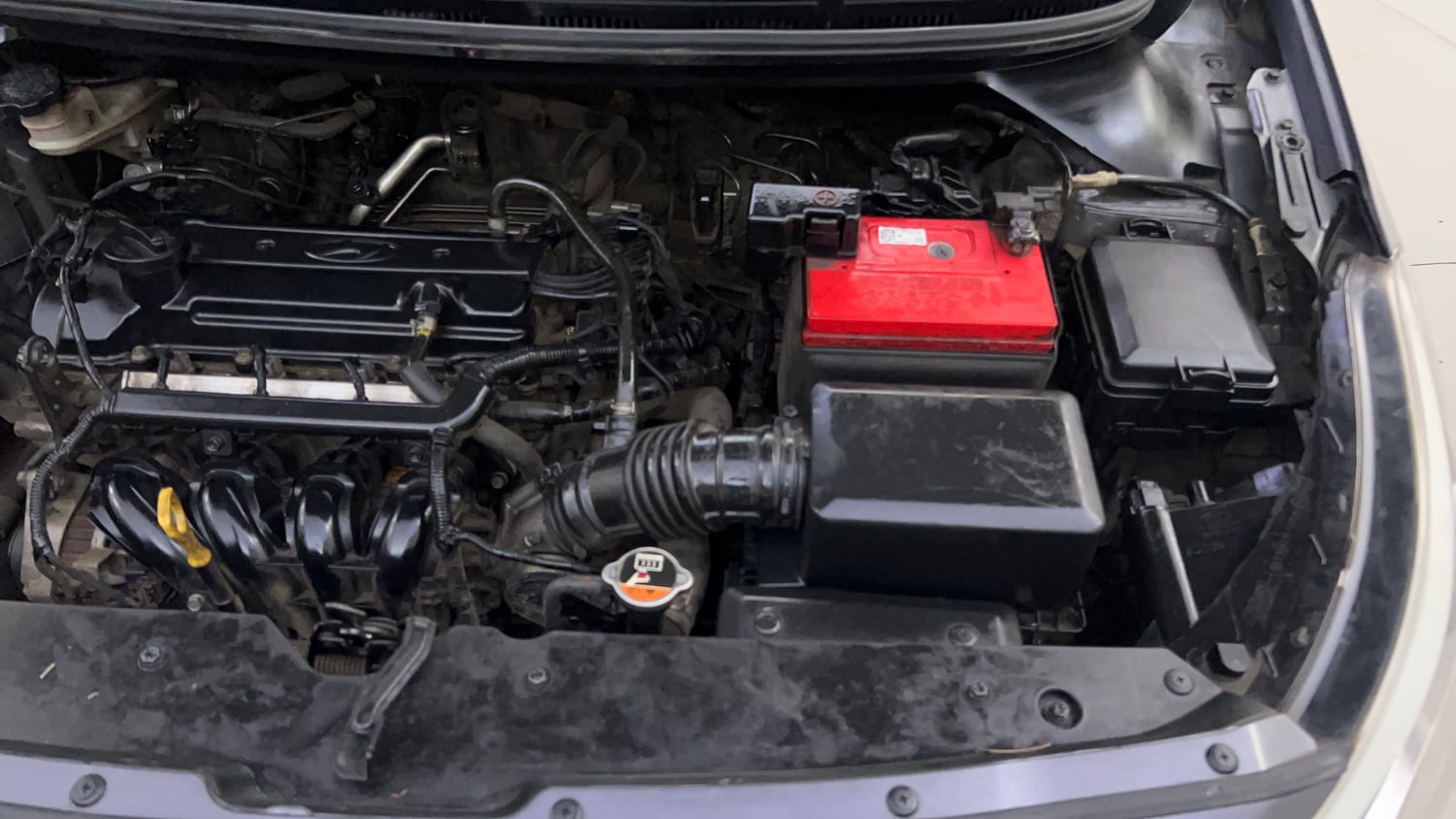 Used 2015 Hyundai Elite i20 Asta 1.2 Petrol Manual engine ENGINE LEFT SIDE VIEW