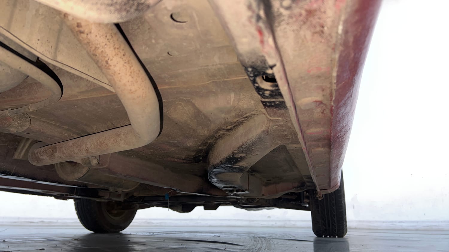 Used 2013 Honda Brio S MT Petrol Manual extra REAR RIGHT UNDERBODY VIEW