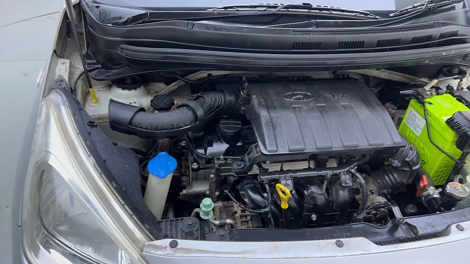 Used 2017 Hyundai Grand i10 Magna AT 1.2 Kappa VTVT Petrol Automatic engine ENGINE RIGHT SIDE VIEW