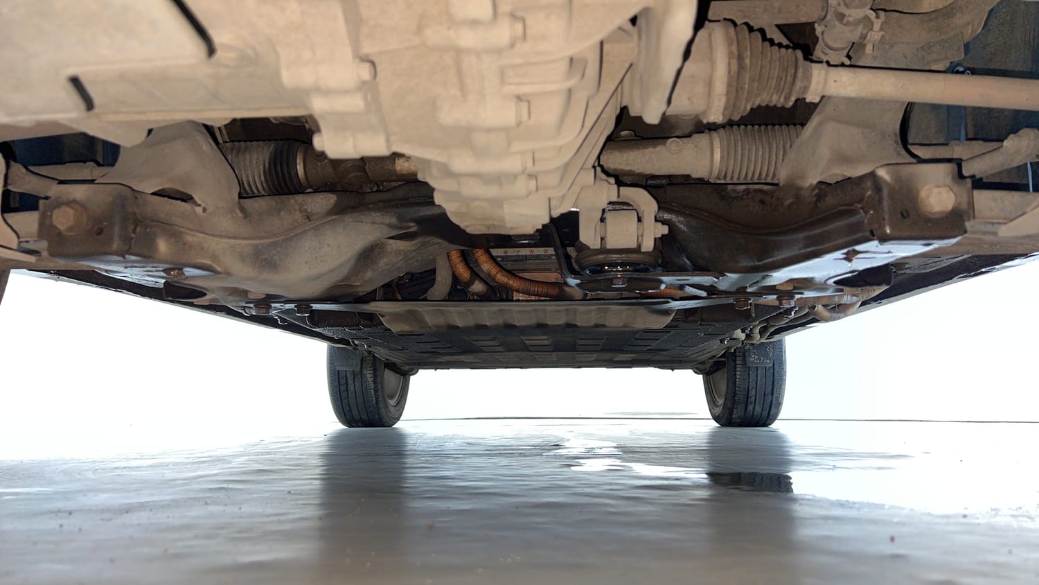 Used 2021 Tata Nexon EV XZ Plus Electric Automatic extra FRONT LEFT UNDERBODY VIEW