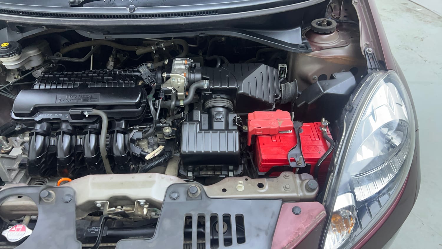 Used 2015 Honda Amaze 1.2 VX  (O)  i-VTEC Petrol Manual engine ENGINE LEFT SIDE VIEW