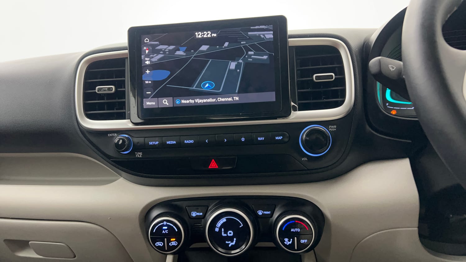 Used 2023 Hyundai Venue SX 1.2 Petrol Petrol Manual interior MUSIC SYSTEM & AC CONTROL VIEW