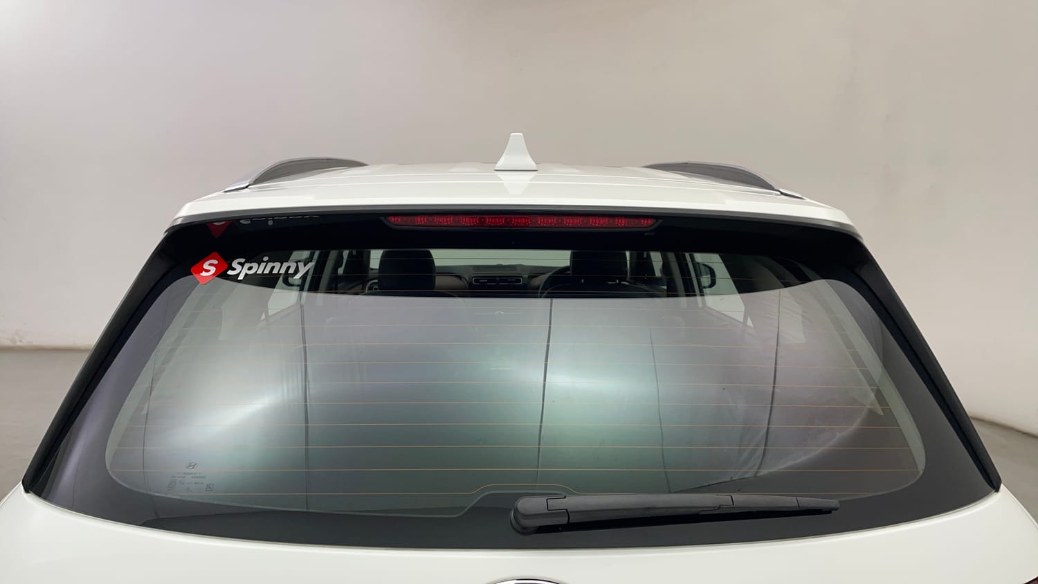 Used 2021 Hyundai Alcazar Platinum (O) 6 STR 2.0 Petrol AT Petrol Automatic exterior BACK WINDSHIELD VIEW