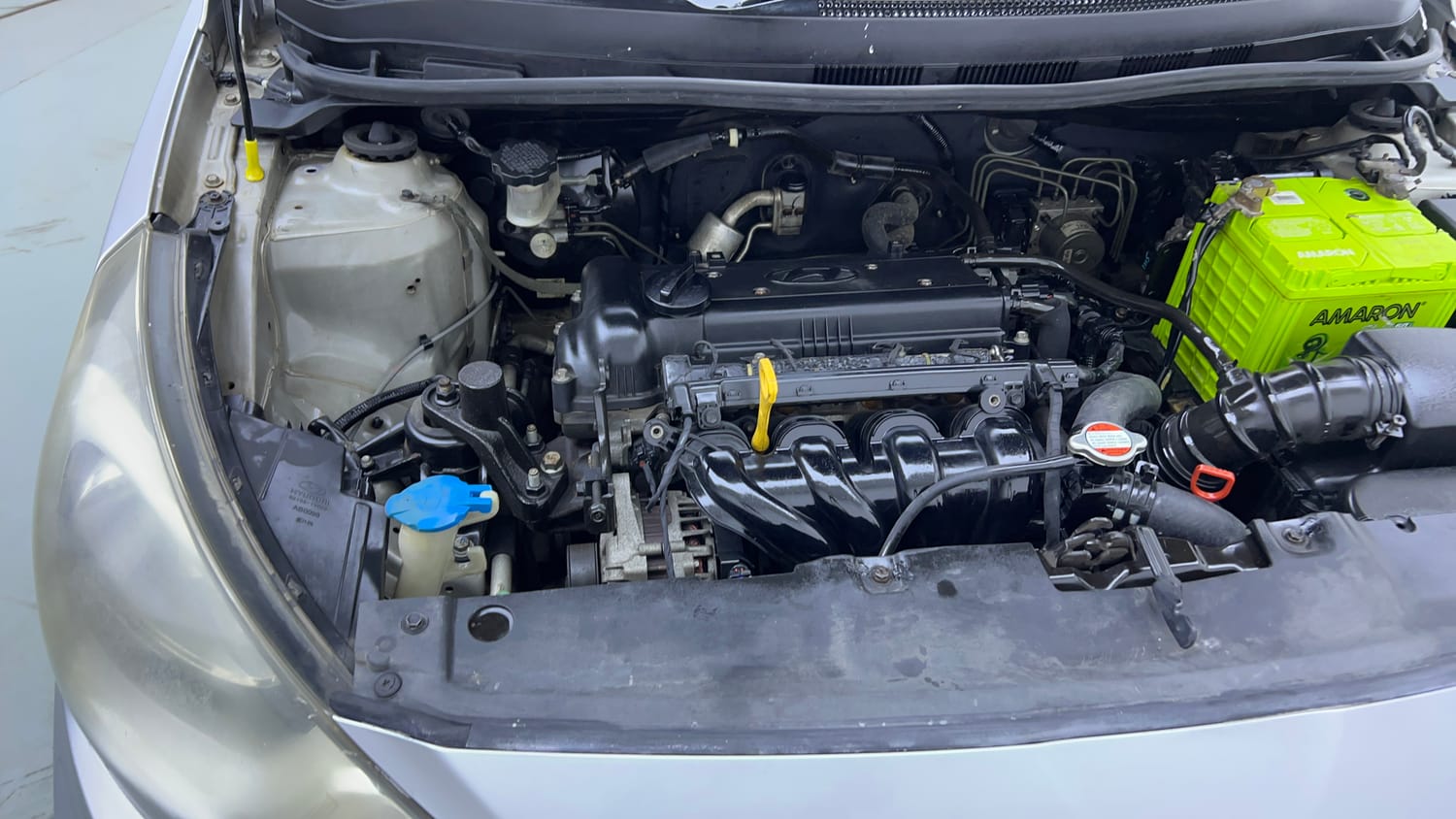Used 2013 Hyundai Verna Fluidic 1.6 VTVT SX AT Petrol Automatic engine ENGINE RIGHT SIDE VIEW