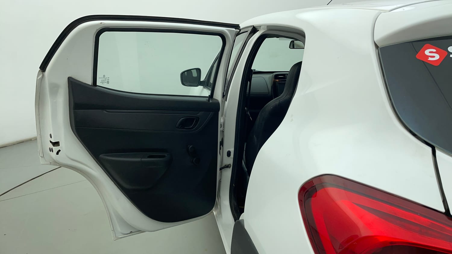 Used 2016 Renault Kwid RXT Petrol Manual interior LEFT REAR DOOR OPEN VIEW