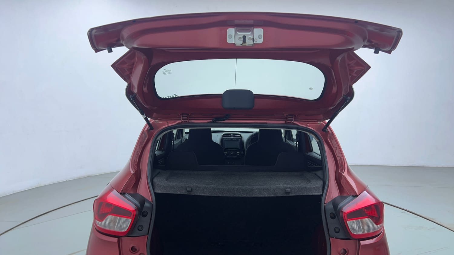 Used 2016 Renault Kwid RXT Petrol Manual interior DICKY DOOR OPEN VIEW