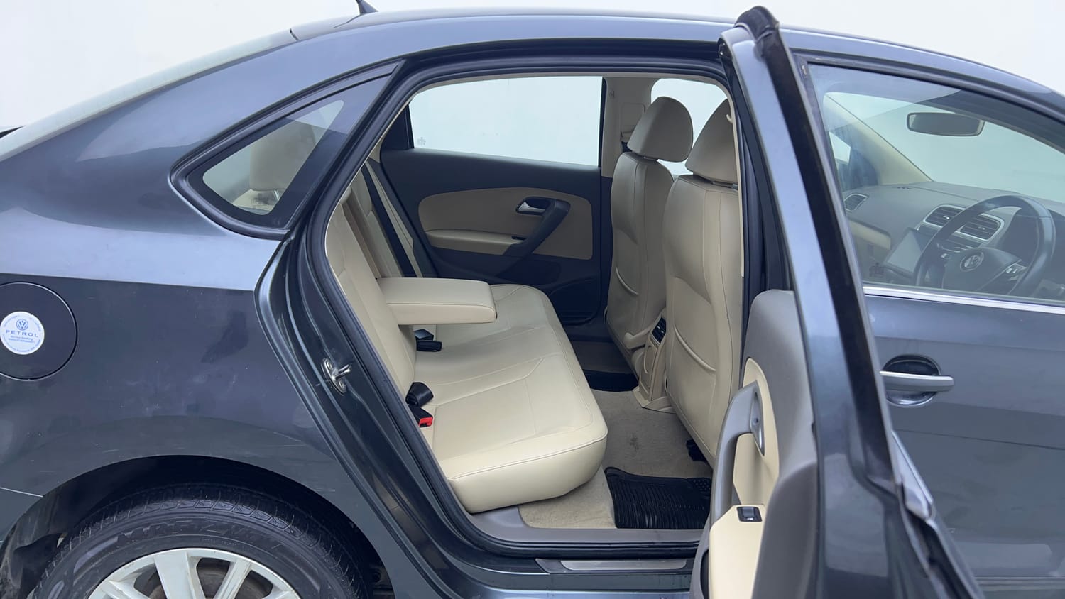 Used 2016 Volkswagen Vento Highline Petrol AT Petrol Automatic interior RIGHT SIDE REAR DOOR CABIN VIEW