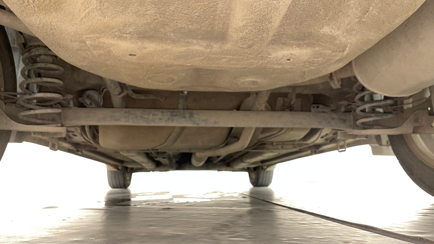 Used 2022 Maruti Suzuki Ciaz Zeta 1.5 Petrol Manual extra REAR UNDERBODY VIEW (TAKEN FROM REAR)