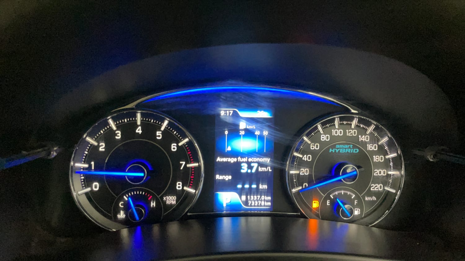 Used 2018 Maruti Suzuki Ciaz Alpha Hybrid 1.5 AT Petrol Automatic interior CLUSTERMETER VIEW