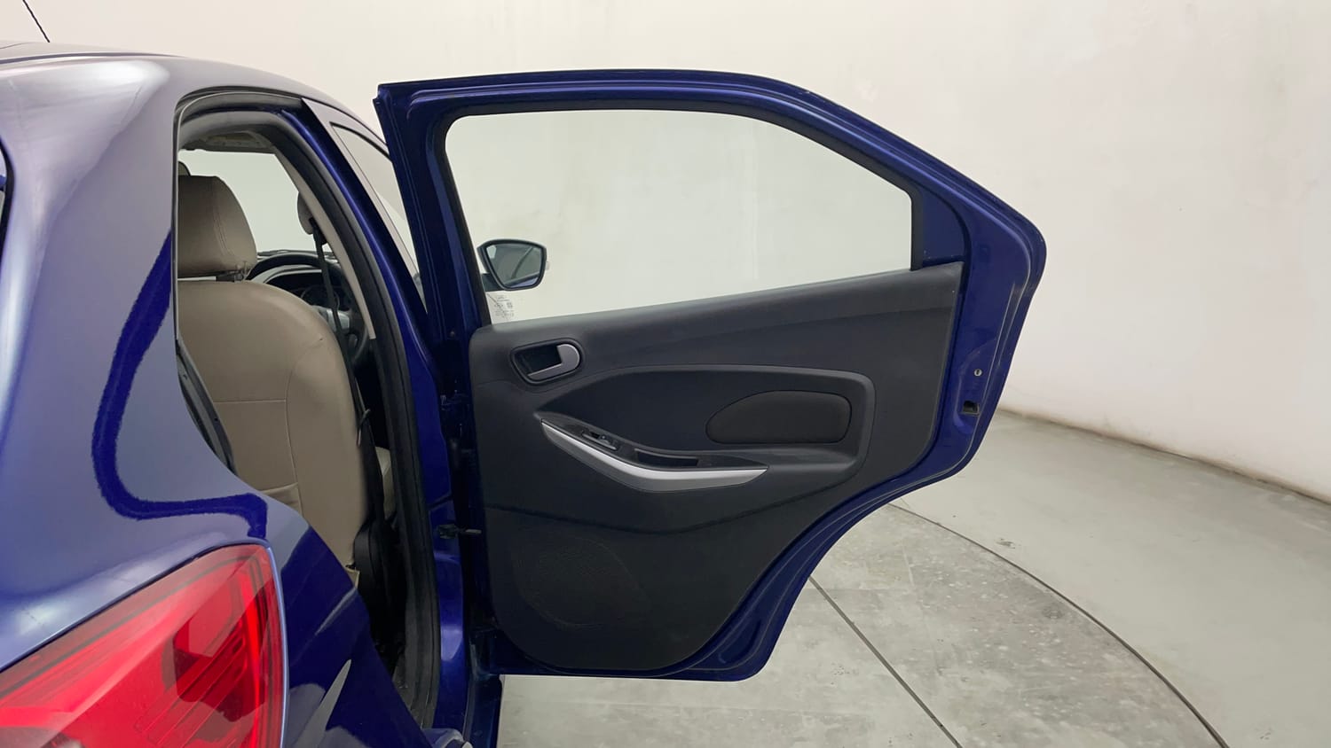 Used 2016 Ford Figo Titanium 1.2 Ti-VCT Petrol Manual interior RIGHT REAR DOOR OPEN VIEW