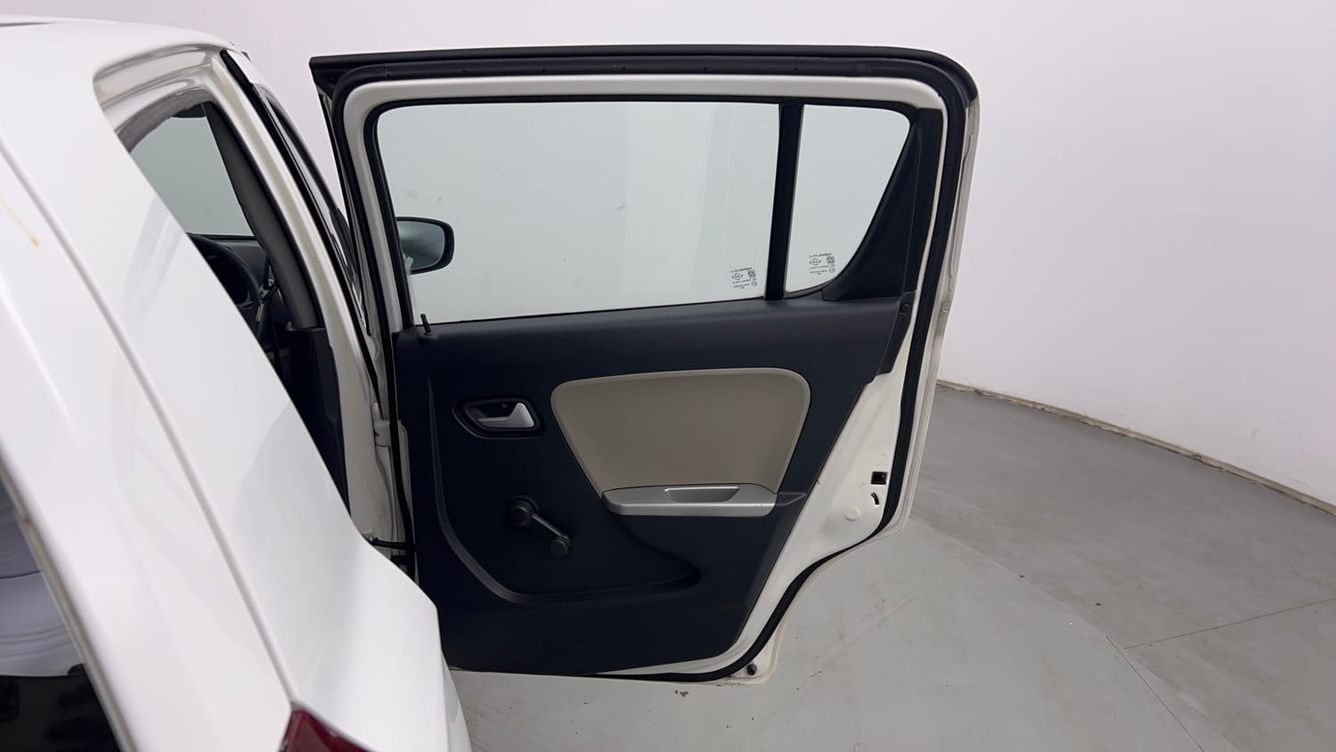 Used 2014 Maruti Suzuki Alto K10 VXi AMT Petrol Automatic interior RIGHT REAR DOOR OPEN VIEW